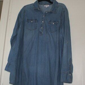 Liz Lange denim maternity top  - 2XL